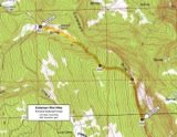 Map of Coleman Rim Hike