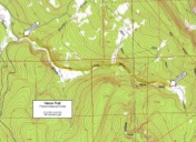Map of Hanan Trail - West End