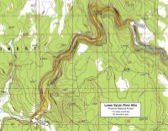 Map of Lower Sycan River Hike