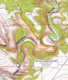 Map of North Fork Crooked River Hike