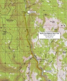 Map of North Malheur River Hike