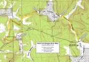 Map of North Fork Sprague River Hikes