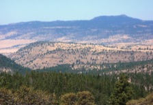 Shake Table, viewed from the south, Malheur National Forest