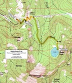 Map of Baldy Lake Trail
