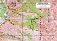 Map of the Buck Creek Loop Hike