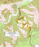 Map of Cross Canyon Trail