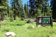 The Moss Springs Campground, right at the trailhead, can accomodate any type of camping setup.