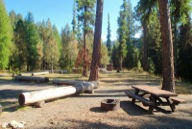 The Tamarack Campground is well-developed, with drinking water and a camp host in summer.