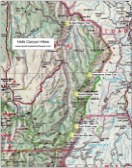 Location Map of Hells Canyon Hikes