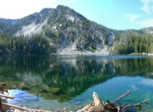 Killamacue Lake is set in a glacial cirque below the picturesque Chloride Ridge.