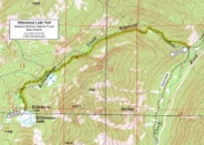 Map of Killamacue Lake Trail