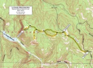 Map of La Grande Watershed Hike