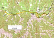 Map of Mount Misery Trail