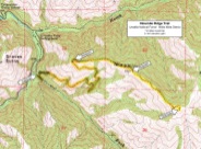 Map of Ninemile Ridge Trail