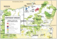 Northeast Oregon Regional Map
