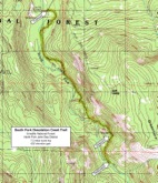 Map of South Fork Desolation Creek Trail