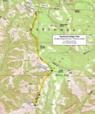 Map of Sawtooth Ridge Trail
