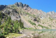 The hike to Twin Lakes is strenuous, gaining over 2,000', but the scenery is outstanding.