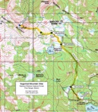 Map of the Sugarloaf Mountain Hike