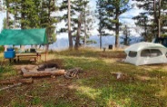 The tent-only Saddle Creek Campground is arguably one of the most scenic in the U.S.