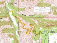Map of Three Forks Trail
