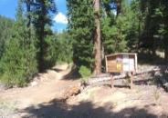 The new, upper trailhead shaves 230' of elevation off the hike, but is open to ATVs.