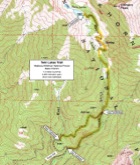 Map of Twin Lakes Trail