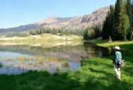 Bonny Lakes are one of the few alpine lake basins easily accessible to day hikers.