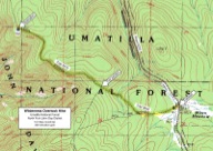 Map of Wilderness Overlook Hike