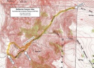 Map of DeGarmo Canyon Hike