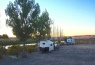 The Rome Launch Campground on the Owyhee River can be a green oasis for desert travelers.