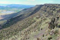 One can explore for miles to the south along Lynch's Rim, with views of the Warner Valley.