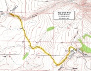 Map of Mud Creek Trail