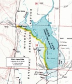 Map of Shirk Lake Hike
