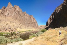 The Three Forks Trail follows an old military wagon road along the mainstem Owyhee River.