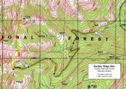 Map of the Bamber Ridge Hike
