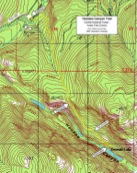 Map of the Hoodoo Canyon Trail