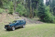 The Sherman Trailhead is seldom used and is best accessed by a high-clearance vehicle.