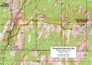 Map of Thirteenmile Mountain Hike