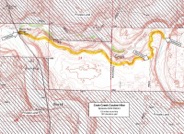 Map of Crab Creek Coulee Hike