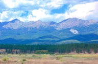 The Elkhorn Range is a massive, granite batholith sculpted by Ice Age glaciers.