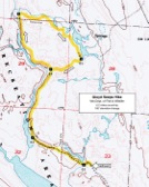 Map of Gloyd Seeps Hike